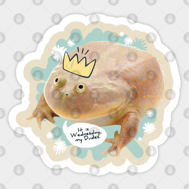 It is Wednesday my Dudes V1 Sticker by TonieTee